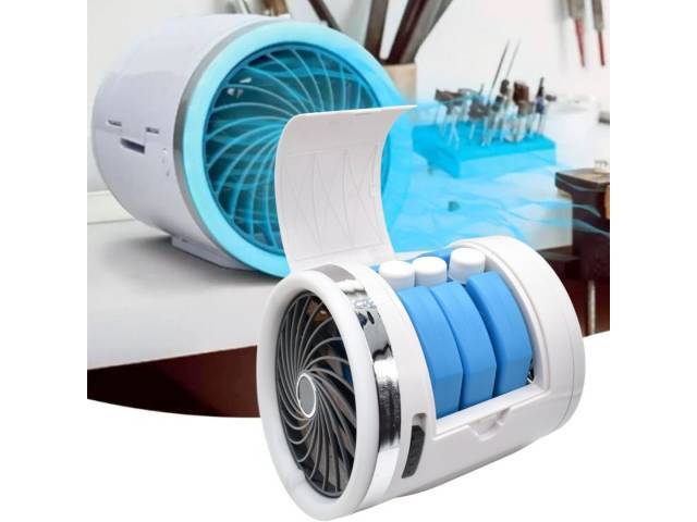 Mini Enfriador de Aire portátil con luces