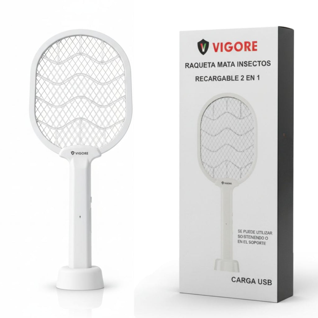 Raqueta Mata Mosquitos Recargable