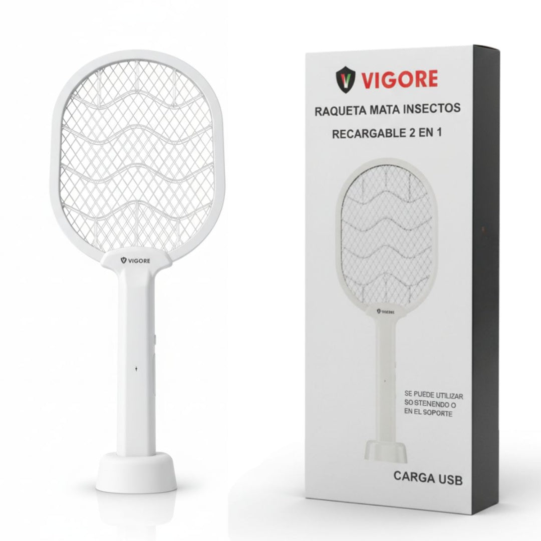 Raqueta Mata Mosquitos Recargable