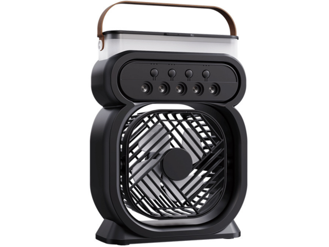 Ventilador Humidificador con Luz Portátil